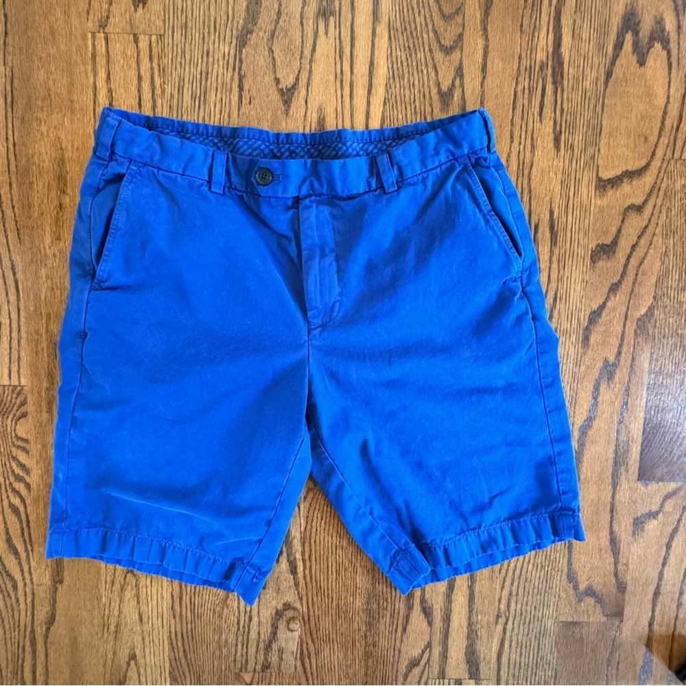 Brooks Brothers Bermuda Shorts Mens 36 Blue Cotton 11” Inseam